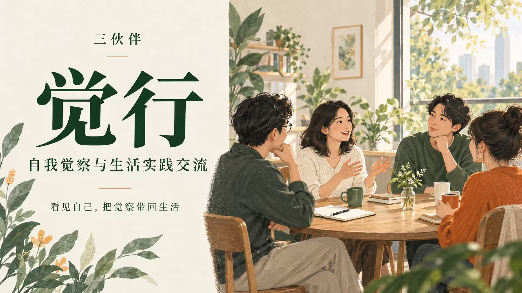 觉行分享与交流：自我觉察与生活实践交流，一起成为更好的自己活动封面